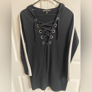 Almost Famous hooded mini dress